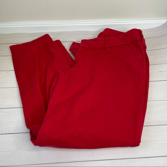 Old Navy Pants - Red Old Navy Pixie pants